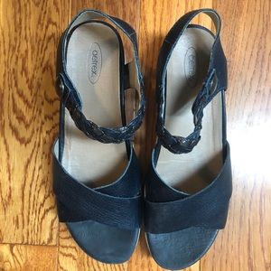 Aetrex Piper Braided Quarter Strap Brass Size 10